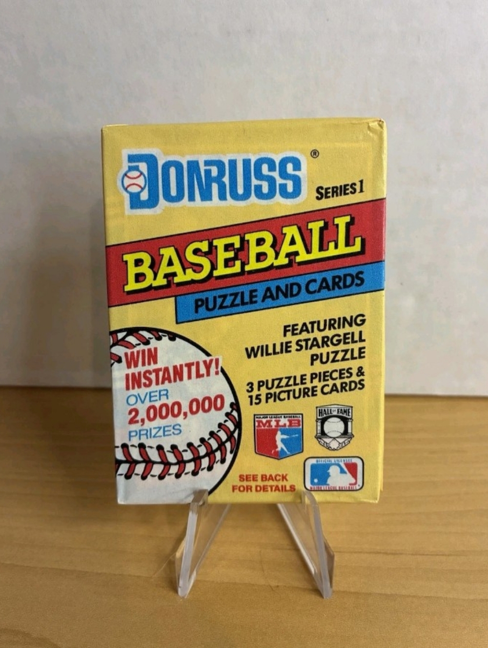 1991 Donruss Baseball Cards Series 1 Wax Pack - 15 Cards Per Pack - Factory Seal